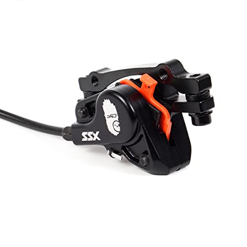 CNC Hydraulic Disc Brakes,Mountain Bike Hydraulic Disc Brake Right Front 800mm Brake Caliper,Black, Blck-Front - Image 4