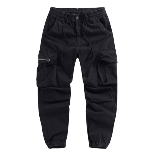 Pantalon cargo homme stretch blanc anti-compression pour bouger librement avec poches pratiques
