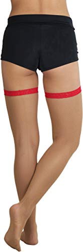 Image of ToBeInStyle Women's Fine Classic Fishnet Thigh High Stretch Nylon Novelty Stockings