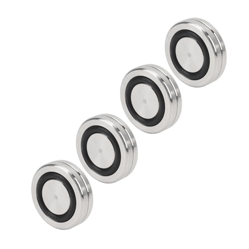 KIMISS Vielseitige Lautsprecher -Isolation Füße für Verbesserte Schallqualität + 4pcs Lautsprecher -Isolation Ständer Füße HiFi Stoßdämpfer Schockpolster Nicht Schlupfverstärker Basispads für (15 mm)