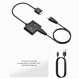LiNKFOR Adapter PS2 na HDMI 1080P Konwerter z przełącznikiem RGB/YPbPr stosunek 4:3/16:9 kompatybilny z wszystkimi modelami PS2