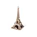 FGH QPLKKMOI 3D Puzzle di Legno Assemblare Giocattolo, Torre Kit Craft Modello Eiffel, Decorazione della Casa, con la Luce