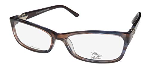 Saks Fifth Avenue Saks Fifth Avenue 271 0EN4 Blue Blush Eyeglasses