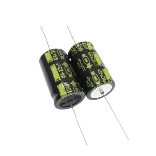 Condensateurs 450V 220uf axiaux pour réparer la tension d'un ampli à lampe