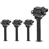 A-Premium Ignition Coils Pack for Suzuki Grand Vitara 1999-2005 Aerio Esteem Sidekick Vitara XL-7 Chevrolet Tracker 4-PC Set