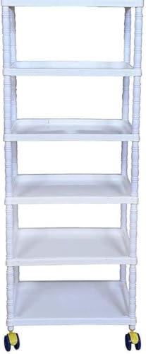 Image of YouCopia Collapsible Wardrobe 6 Shelves Storage Clothes Storage Rack Quick Wardrobe /Cabinet /Multipurpose Storage Rack, Foldable, Collapsible Fabric Wardrobe Organizer with Wheels