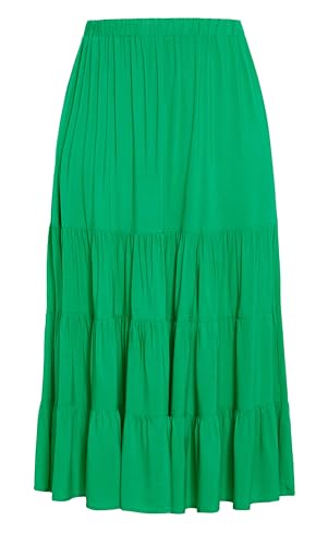 City Chic Women's Plus Size Skirt - Tiered Maxi4