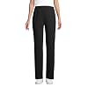 Lands’ End Women’s Relaxed Fit Sport Knit High Rise Pants – Soft Cotton Pull-On with Elastic Waist