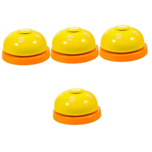 Levemolo 4pcs Pet Training Bell Training Bells for Pet Dog Interactive Pet Bells Pet Doorbells for for Dogs Cat Press Bell Dog Doorbell Pet Training Press Bell Dog Bell