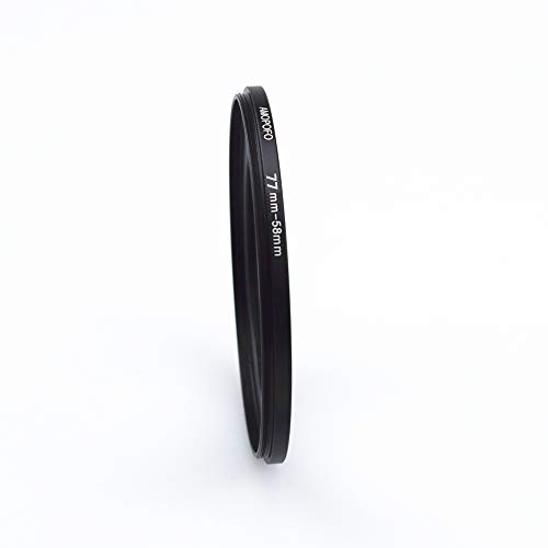Image of 77mm to 58mm /77mm-58mm Step-Down Ring Filter Adapter for All Brands UV,ND,CPL,Metal Step-Down Ring Adapter