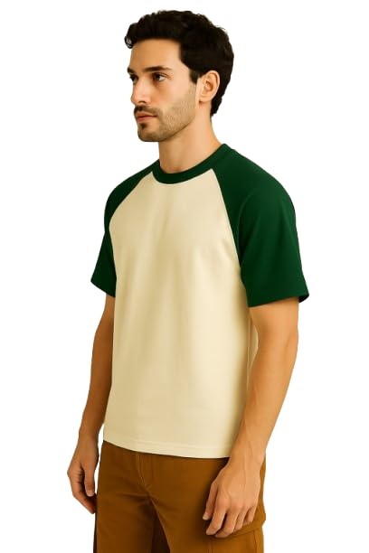 Image of KG3 Men's Regular Fit Round Neck Half Sleeves Solid Casual Wear T-Shirt I Unisex Regular Cotton Combo of 2 Solid Color Tshirt