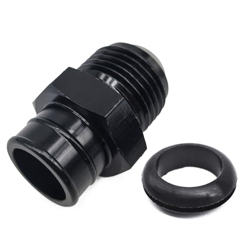 GOLACOD 10AN Push-In Fitting Adapter for GM LS Engines Valve Cover Grommet 34-010LS - Aluminum AN10 Connector Replacement