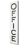 OFFICE Sign Vertical - Carved in a 40