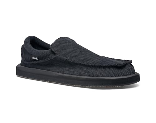 Image of Sanuk Mens Chiba Loafers for Men | Mens Shoes | Slip On Shoes for Men | Men's Slip-on Loafers | Comfort Foam Footbed