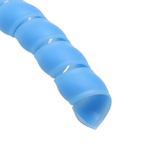 Tubo espiral para cables azul de 14mm y 10 metros para organizar hilos en casa 2