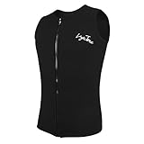 LayaTone Wetsuit Tops Men Women 3mm Neoprene Suits Vest Surfing Snorkeling Swimming Kayaking Canoeing Scuba Diving Suits Vest Top Men Women Wetsuits Vest Diving Tops Men (3XL)