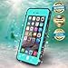 Effun iPhone 8 Plus/iPhone 7 Plus Waterproof Case, DOTTIE Style IP68 Certified Underwater Cover Waterproof Shockproof Dustproof Dirtproof Snowproof Full Sealed iPhone Case (5.5 inch) Aqua Blue