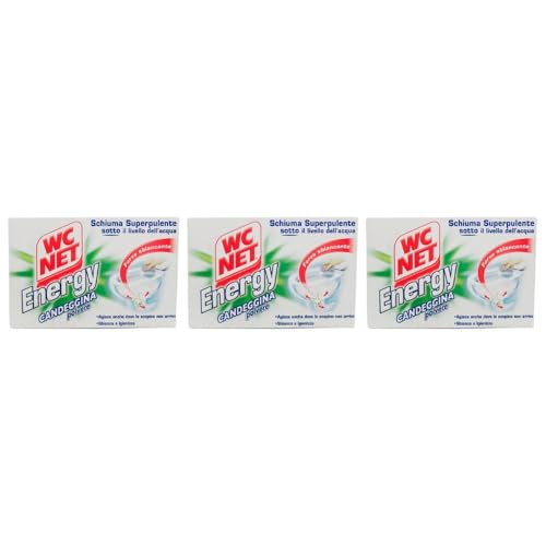 WC ENERGY Candeggina in Polvere, Schiuma Superpulente Sotto il Livello Dell'Acqua, Sbianca e Igienizza, Confezione da 4 Buste da 60gr (3 Unità) WC ENERGY Candeggina in Polvere, Schiuma Superpulente Sotto il Livello Dell'Acqua, Sbianca e Igienizza, Confezione da 4 Buste da 60gr (3 Unità)