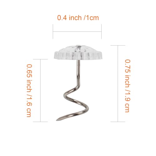 upholstery tacks amp bed skirt pins with twist design - no-slip fabric holders for furniture upholstery sofa covers headliners amp bedding accessories