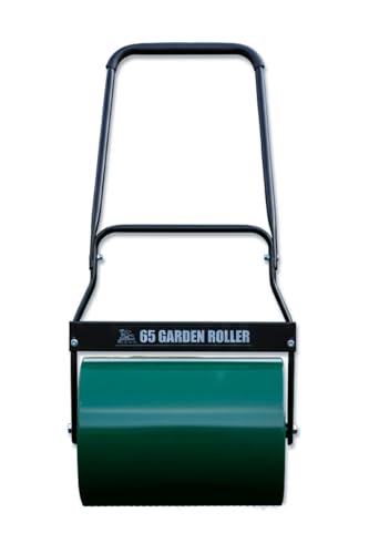 Heavy Duty Steel Outdoor Garden Grass Barrel Roller Sand Water Filled 65L (65L)