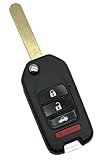 Top 10 Best Crv Modified Reviews & Comparison 3 Key Fob Case Shell Fit for Honda Accord Civic CRV HRV 2013-2021 4 Buttons Modified Replacement Car Key Housing Outer Cover MLBHLIK6-1TA MLBHLIK6-1T (1)
