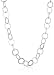 Sterling Silver Flat Circle-Link Chain Necklace