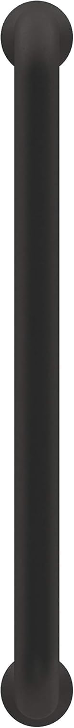 Amerock | Cabinet Pull | Matte Black | 5-1/16 inch (128 mm) Center-to-Center | Factor | 1 Pack | Drawer Pull | Cabinet Handle | Cabinet Hardware