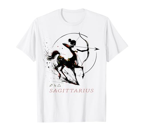Fille Centaure Sagittaire. Amoureuses l'astrologie féminine T-Shirt