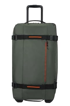 American Tourister Urban Track, Borsa da viaggio a 2 rotoli, 68 cm, 84 L, verde (Dark Khaki)