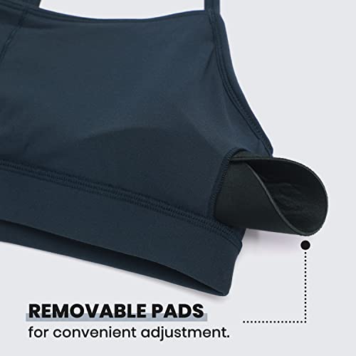 Image of CRZ YOGA Butterluxe Y Back Sports Bras | Light Support, Removable Pads, Yoga, Extremely Soft, Scoop Neck, Spaghetti Strap, for Women