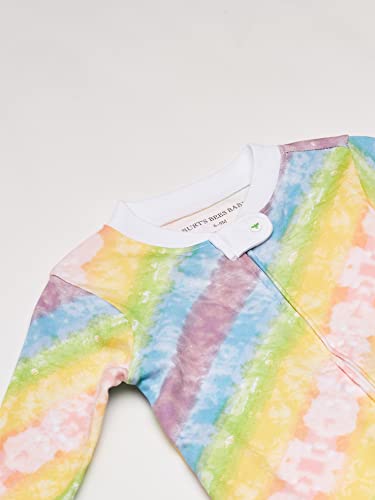Image of Burt's Bees Baby unisex-baby Sleep & Play, Organic One-piece Romper-jumpsuit Pj, Zip Front Footed Pajama
