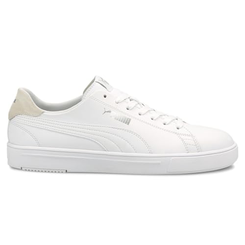 PUMA Mens Serve Pro Lite Lace Up Sneakers Shoes Casual - White