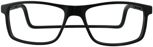 Clic Magnetic Reading Glasses by Slastik, Computer Readers, Soft Foldable Band, Replaceable Lens, Adj Temples, Barat, (S-XL)