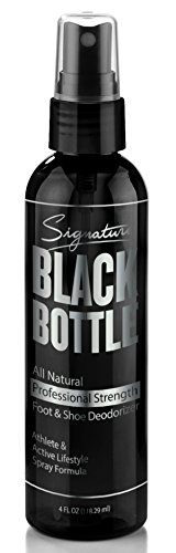 Kröning Signature Black Bottle Foot Deodorizer Spray - Shoe Deodorizer Spray & Odor Eaters - Foot Spray Shoe Odor Eliminator Deodorant to Get Rid of Funky & Stinky Smell, Freshener