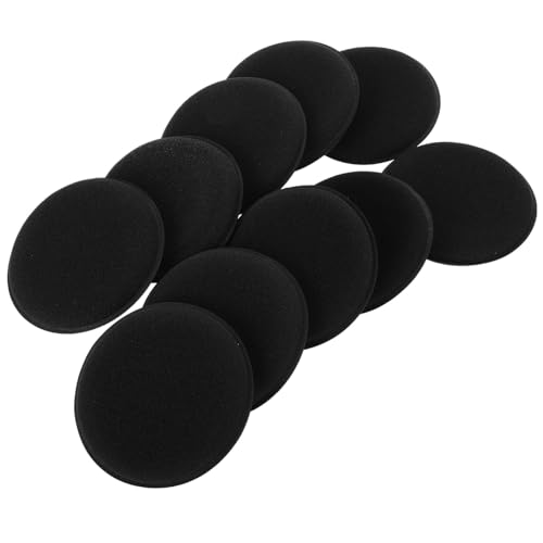 Sosoport 10 Piezas Esponjas Redondas para Encerado de Coche Aplicadoras Manuales de Cera y Sellador Esponjas Duraderas para Pulido Uniforme y Fácil de Vehículos