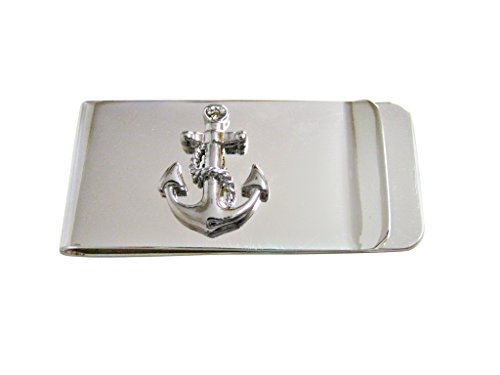 Kiola Designs Detailed Nautical Anchor Money Clip