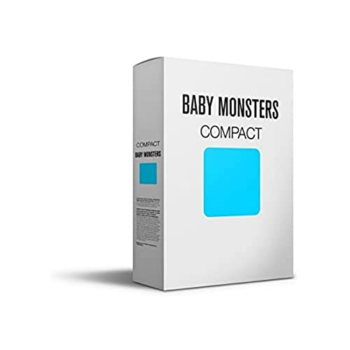 Matelas poussette Baby Monsters Compact bleu pour soulager le dos des bébés