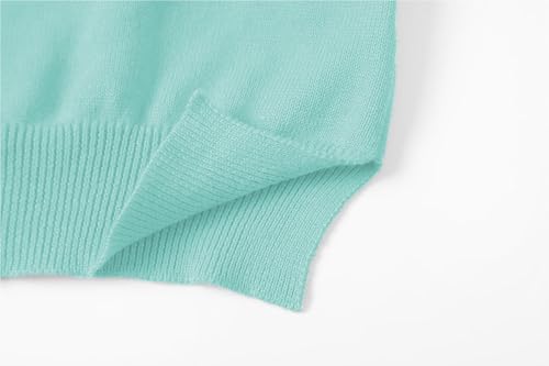 Image of Girls' Cardigan Sweater [Cute Petal Buttons] Cotton Long Sleeve Crewneck Uniform Sweater for 5-14 Years Girls