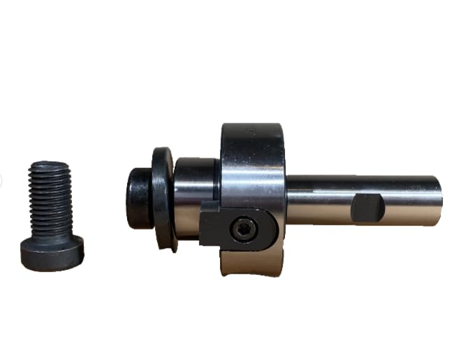 3/4 Inch Straight Shank Face Mill Arbor, 1.25 Inch Pilot, 1" Body Length, Steel Construction for Milling Machines