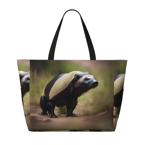Sac fourre-tout de plage imprimé ours imperméable pour l'été - 3