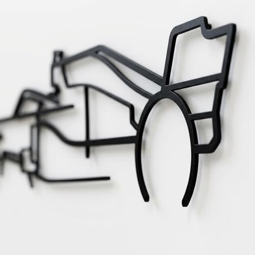 Image of Herrlich Homes F1 Car Metal Wall Art | Metal | Easy to Hang | Car lover Gift | Classic Silhouette Metal Wall Decor | 70 cm