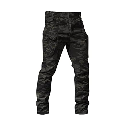 Pantalon De Travail Homme Treillis Militaire Cargo Etanche Ete Tenue Camouflage Multicolore M