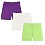 Purple / Cream / Apple Green - 3 Pack