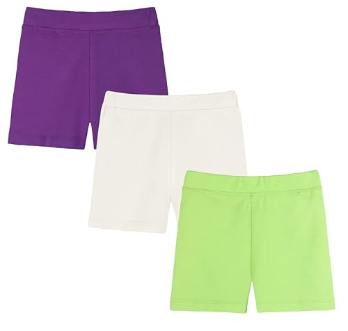 Image of Lilax Girls' Basic Solid Soft Dance Short for Gymnastics or Under Skirts