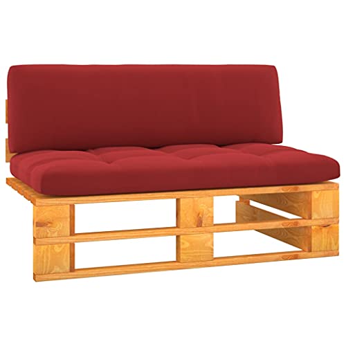 LIANGDONFC Sofa Exterior、Sofa terrazasofa jardinSofá Central palets jardín Madera pino impregnada marrón mielÈ il luogo perfetto per divertirsi con la famiglia e gli amici!