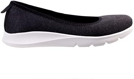 Spenco Women's Daily Stretch Jersey Sneaker, Black, 8 | Image 6