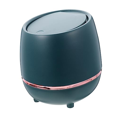 DOITOOL Cubo De Basura Doméstico Resistente Al Desgaste Práctico Bote De Basura Tapa Abatible Para Diario Oficina