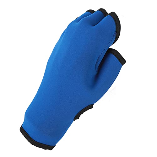 Luvas Aquáticas, Luvas de Natação Sem Dedos Respiráveis ​​para Proteção das Mãos para Mergulho (M)