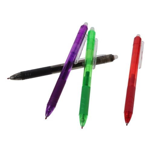 okhobby 8PCS Bolígrafo Gel Retráctil Borrable 0.7mm miniatura 6