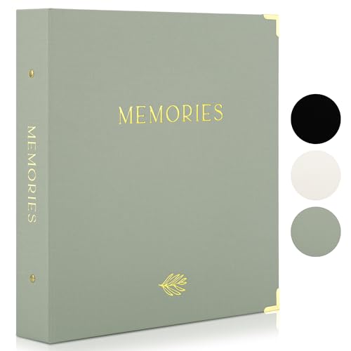Beautiful Linen Photo Album For 4x6 Photos - Safely Holds Up To 500 Pictures of Unique Memories - The Perfect Large Photo Book To Store All Pictures of Treasured Family, Baby or Wedding Moments by ZICOTO - Used condition - US$23.50
